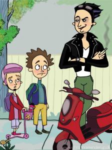 Illustration_den_farlige_elev_Christina_Stenderup
